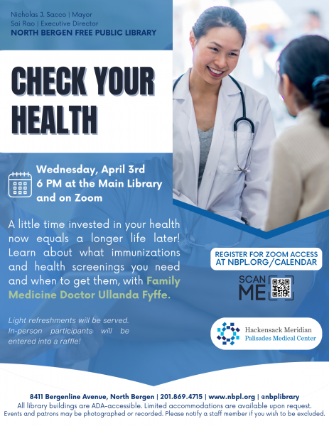 Image for event: Check Your Health